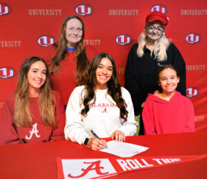 University’s Indigo Bruehwiler signs for Alabama Wheelchair Women’s Basketball program